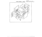 Amana 2927 cabinet assembly/griddle diagram
