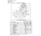 Amana 2960A lower broiler components diagram