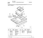 Tappan 36-3281-01 functional parts list page 2 diagram