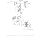 Sanyo 40119B refrigerator parts list diagram