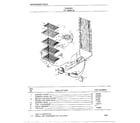 Frigidaire 40846-7D shelf assys, cold controls diagram