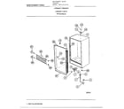 Frigidaire 43158-OA cabinet parts diagram