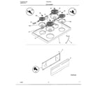 Frigidaire 4813-80B top/drawer diagram