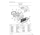 Frigidaire 4881 oven door diagram