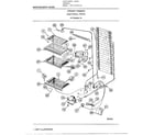 Frigidaire 49258-7A upright freezer/electrical parts diagram