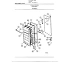 Frigidaire 49648-7A upright freezer/door parts diagram