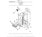 Frigidaire 49648-7A upright freezer/cabinet parts diagram