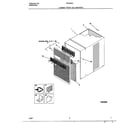 Frigidaire 5060009 cabinet front/wrapper diagram