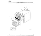 Frigidaire 5068007B cabinet front and wrapper diagram