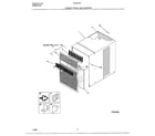 Frigidaire 5069008A cabinet front and wrapper diagram