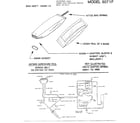 Eureka 5071F bag assy/wiring diagram diagram