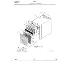 Frigidaire 5078004B cabinet front and wrapper diagram