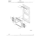Frigidaire 5148004A window mounting parts diagram