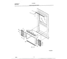 Frigidaire 5148004E window mounting parts diagram