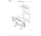 Frigidaire 5176003A window mounting parts diagram