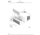 Frigidaire 5177004B cabinet front and wrapper diagram