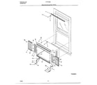 Frigidaire 5177004B window mounting parts diagram