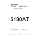 Eureka 5180T eureka vacuum cleaner diagram