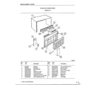 Frigidaire 5317C room air conditioner diagram