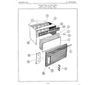 Frigidaire 5330A cabinet front/shell diagram