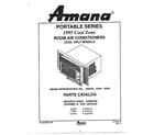 Amana P1203001R room air conditioners/front cover diagram
