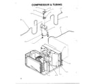 Amana P1203001R compressor and tubing diagram