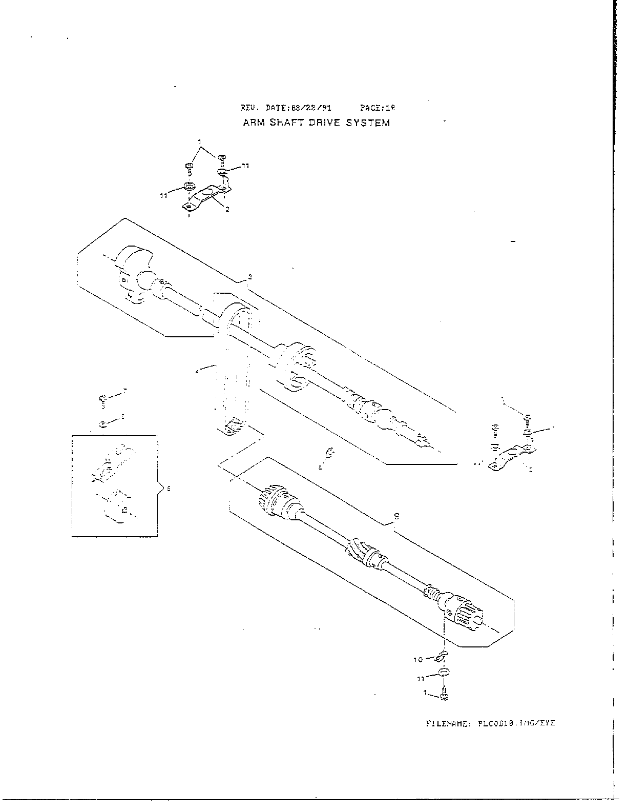 Arm shaft drive system page 2
