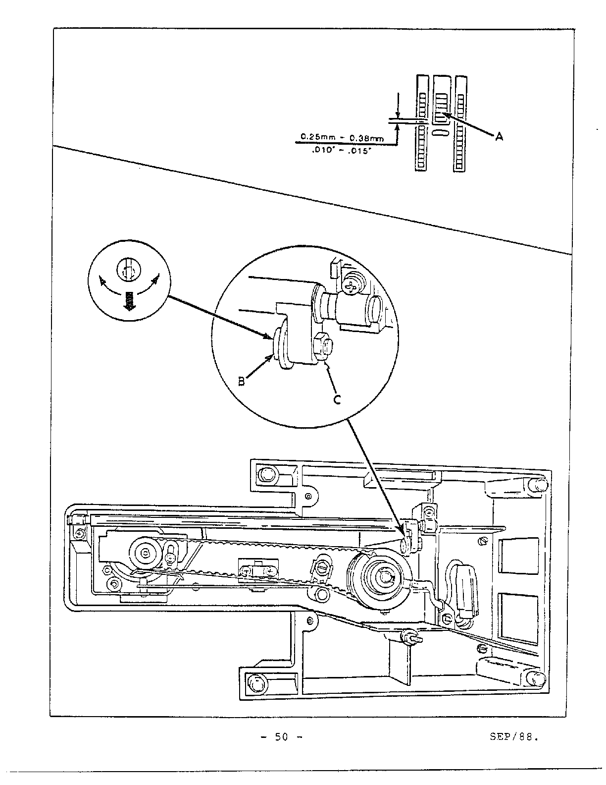 Adjustment procedures page 3