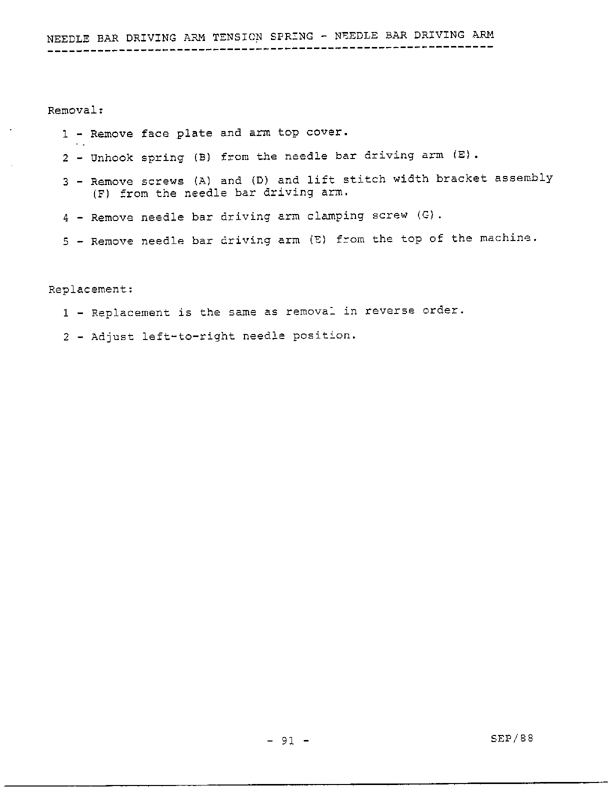 Parts removal/replacement page 23
