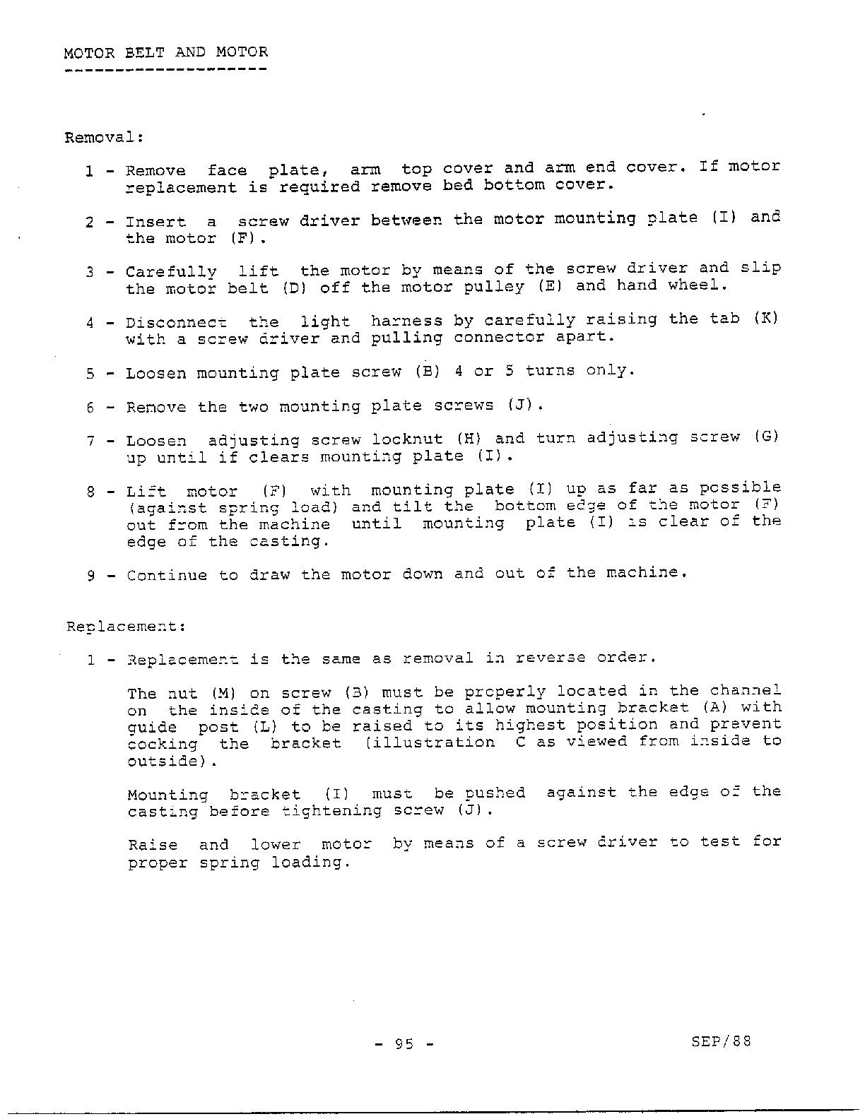 Parts removal/replacement page 27