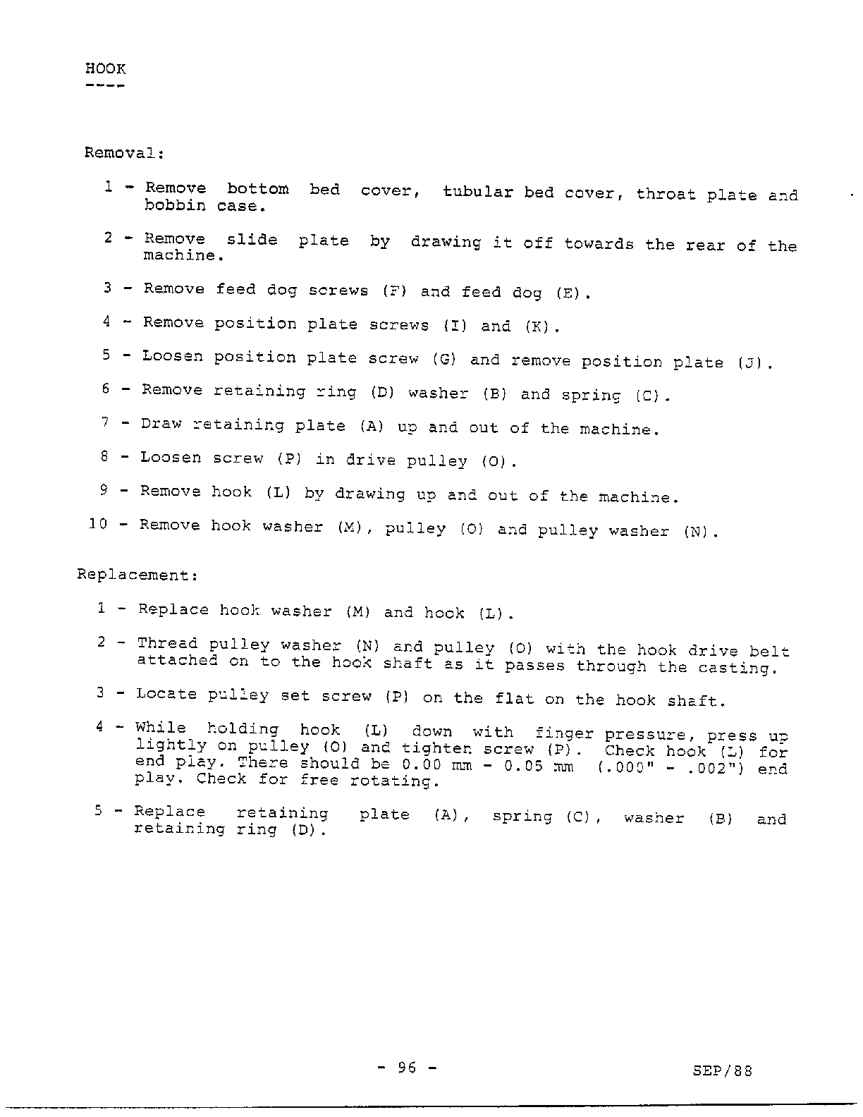 Parts removal/replacement page 28