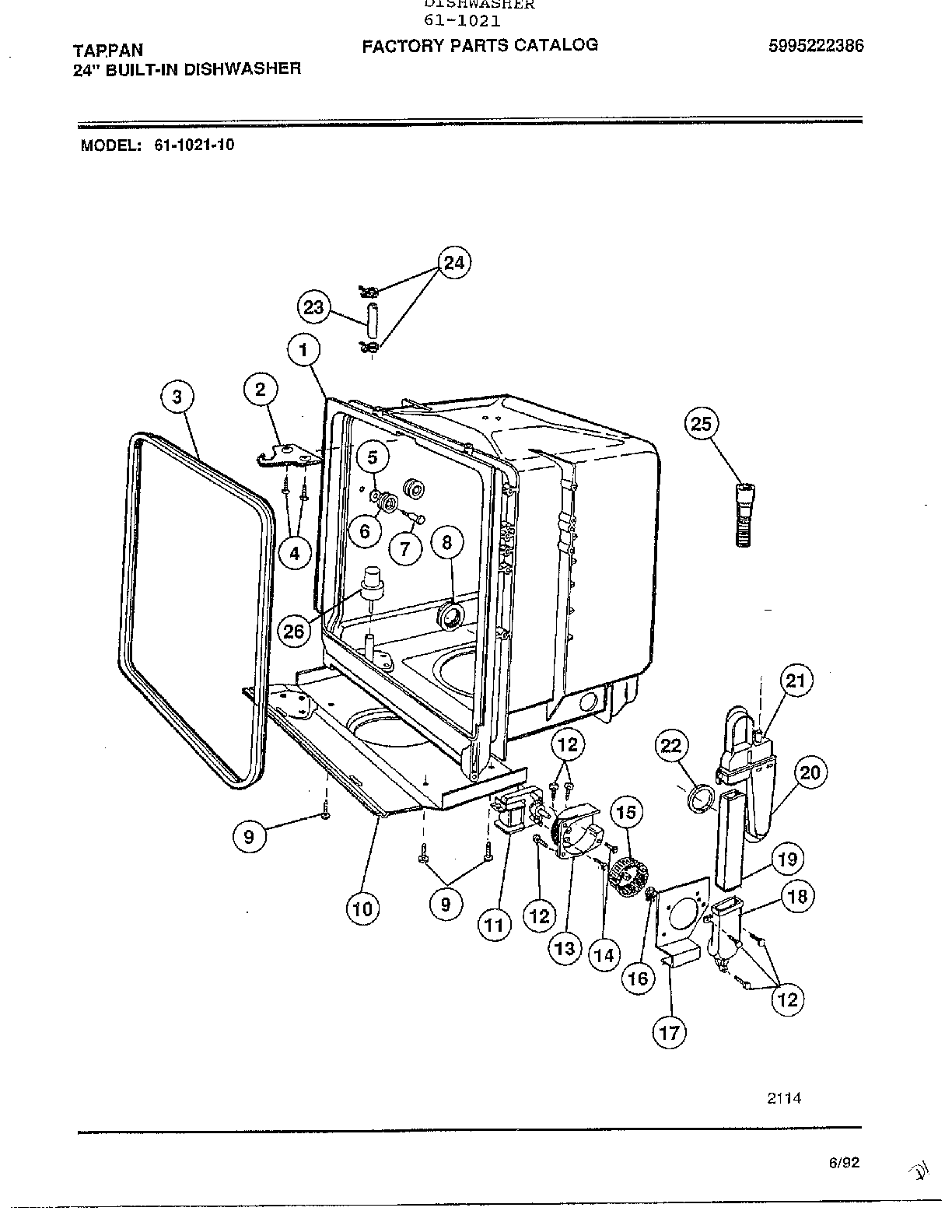 24" built-in dishwasher page 5