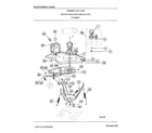 Frigidaire 6287C motor  and idler arm clutch diagram