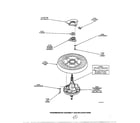 Amana 6492-LWM-251 transmission assembly and balance ring diagram