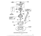 Amana 6492-LWM-251 bearing housing/brake/pulley and pivot dome diagram