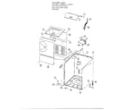 Frigidaire 6504B cabinet and components diagram
