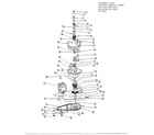 Frigidaire 6504C mechanism and transmission diagram