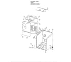 Frigidaire 6505B cabinet and components diagram