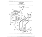Frigidaire 6506-87D cabinet and components diagram