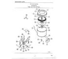 Frigidaire 6506-87D tubs/agitator/air bell diagram