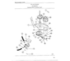 Frigidaire 6506-87E top load washer/washer drive system/pump diagram