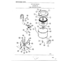 Frigidaire 6507-87E tubs/agitator/air bell diagram