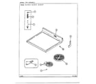 Magic Chef 68-4567-40 top assembly diagram
