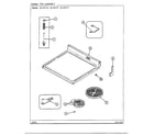 Magic Chef 68-456750 top assembly diagram