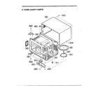 Goldstar 68-9245 complete microwave ass`y page 3 diagram