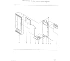 Samsung MW3552T/XAA complete microwave assembly page 3 diagram