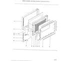 Samsung MW3552T/XAA complete microwave assembly page 4 diagram