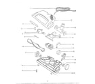 Eureka 6848A hood/base/cord/motor/accessories diagram
