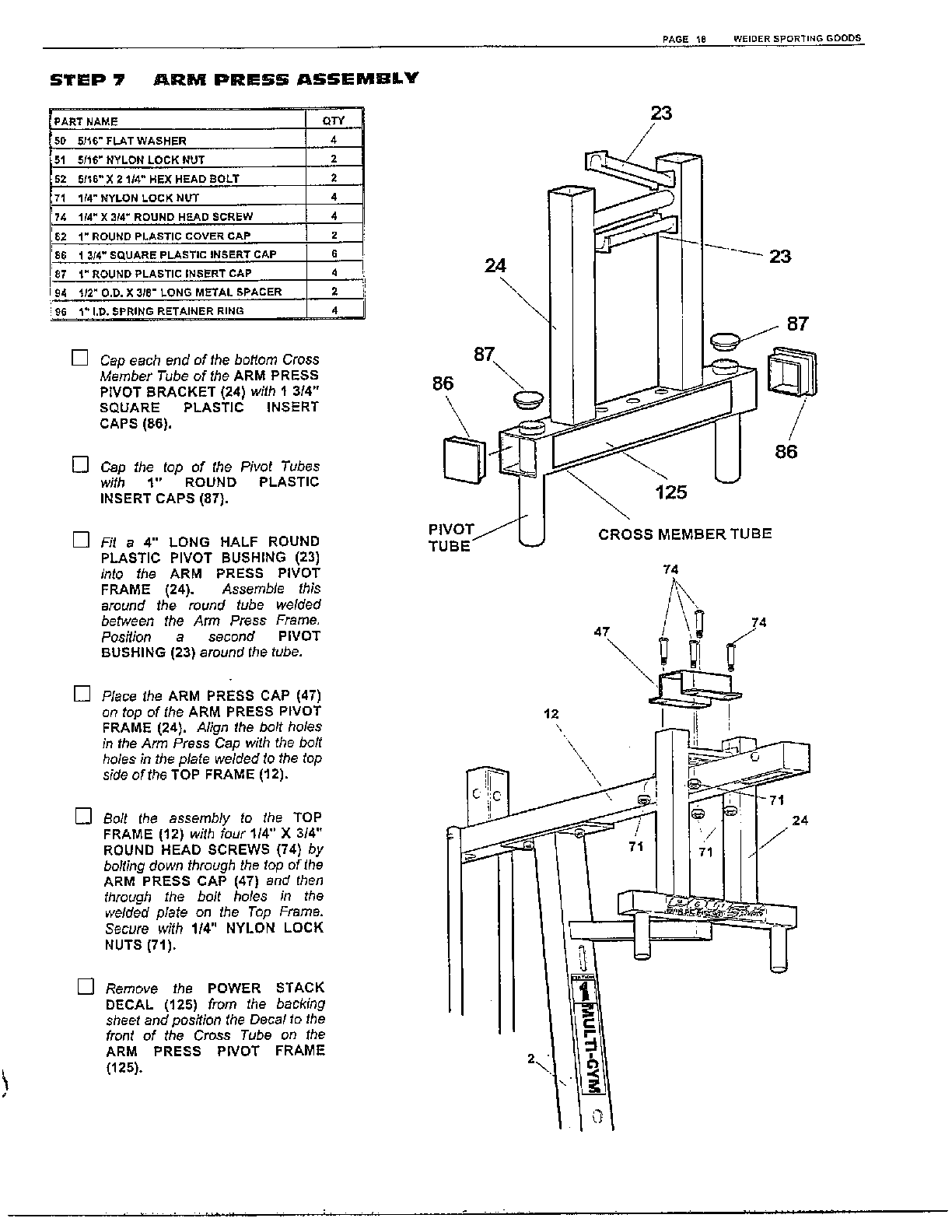 POWER MAX/ASSEMBLY Page 12