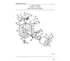 Frigidaire 7308-80D cabinet/drum/heater assembly diagram